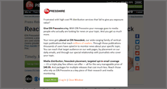 Desktop Screenshot of einpresswire.com