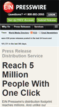 Mobile Screenshot of einpresswire.com